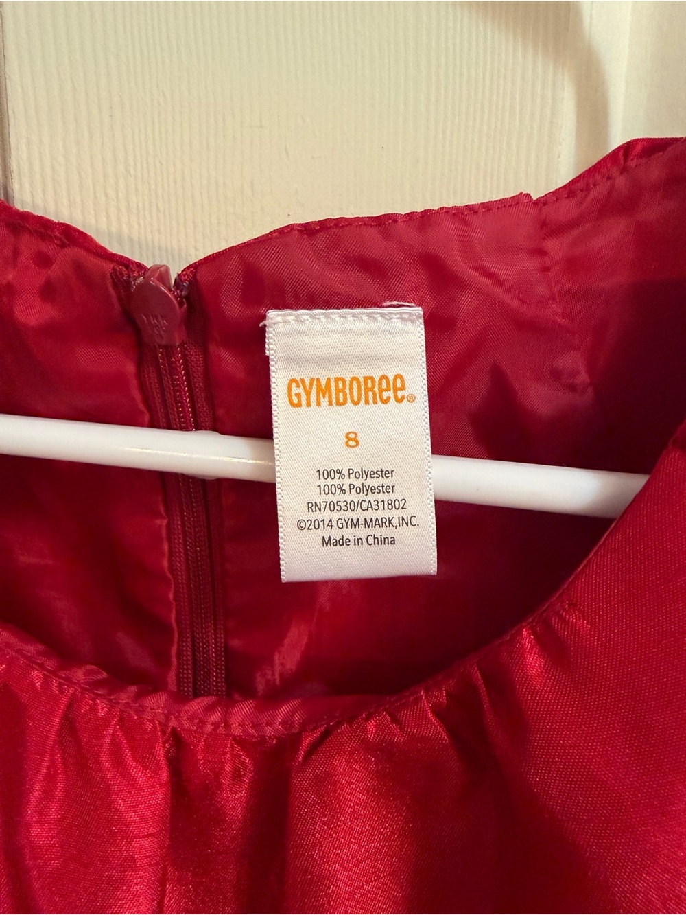 Gymboree Fancy Red Dress with Large Bow - Picture 6 of 7